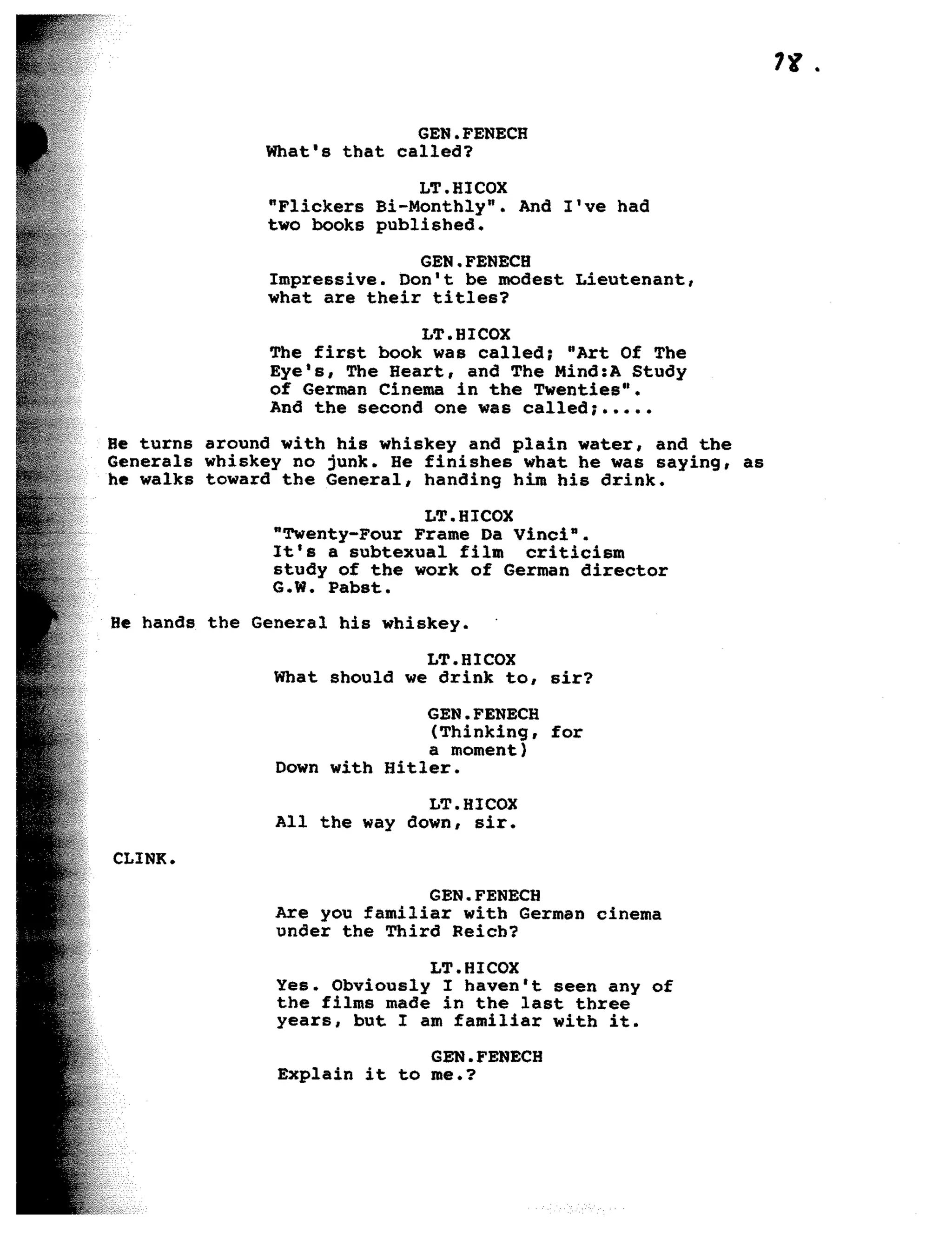 Inglorious Bastards screenplay part 1