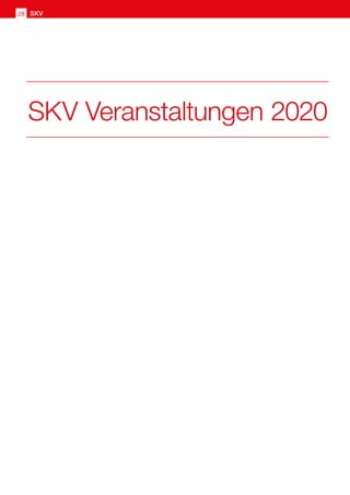 SKV Veranstaltungen 2020
SKV28
 