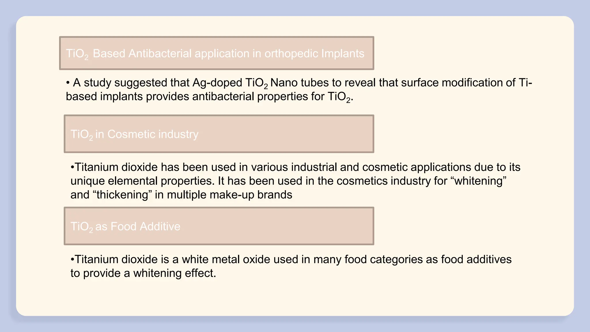 Review of Optical Properties of TiO2 Nanoparticles | PPTX
