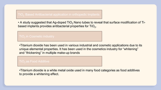 Review of Optical Properties of TiO2 Nanoparticles | PPTX