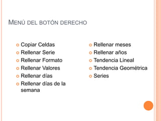Límites de hojaForma rápida de llegar a los límites de una Hoja de cálculo:  Control + flecha abajoControl + flecha a la derecha