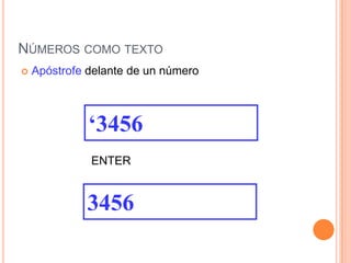 Cambiar el nombre de la etiqueta de hojaLimitaciones:Nombre : máximo 31 caracteres.No se aceptan :  \ / ? *