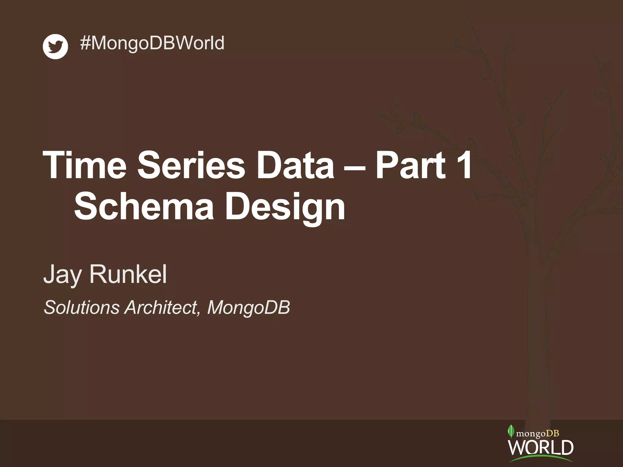 MongoDB for Time Series Data Part 1 Setting the Stage for Sensor
