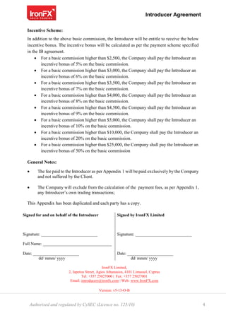 Ironfx-IB-Commission-Plan | PDF