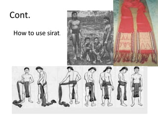 Cont.
How to use sirat.
 