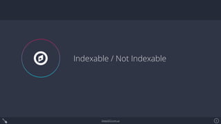 DeepSEO.com.ua 8
☼ Indexable / Not Indexable
 