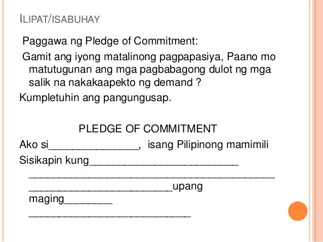 Ekonomiks Grade 10- Unit 2 Aralin1 -Iba pang salik na nakakaapekto sa…