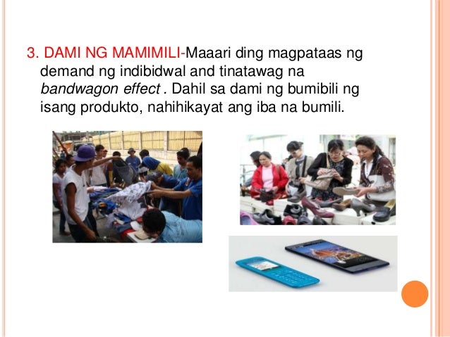 Mga Salik Na Nakakaapekto Sa Demand Sa Pang Araw Araw Na Pamumuhay