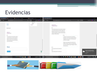 Evidencias
 