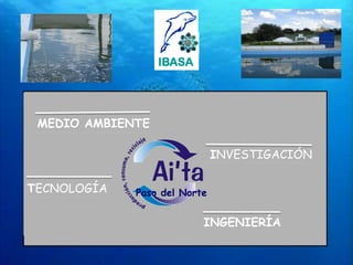 PASO DEL NORTE
ASOCIACION PARA INVESTIGACION EN
TECNOLOGIAS APROPIADAS
.
MEDIO AMBIENTE
INVESTIGACIÓN
TECNOLOGÍA
INGENIERÍA
Paso del Norte
IBASA
 