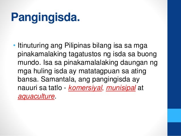 Iba T Ibang Sektor Ng Agrikultura