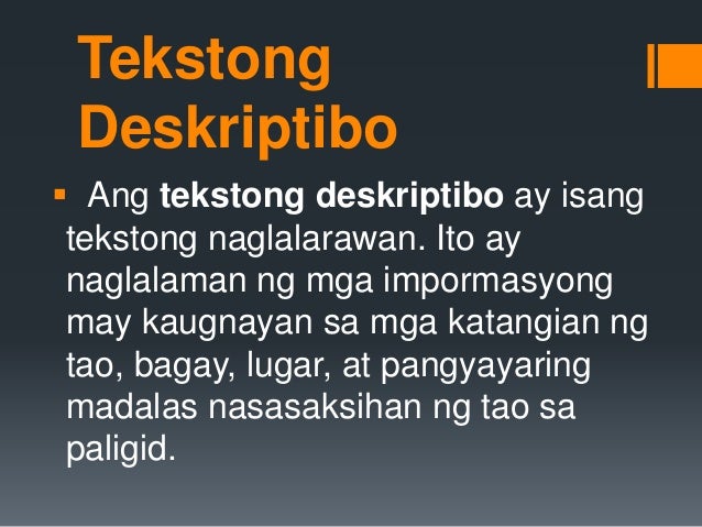 Ibat Ibang Uri Ng Teksto
