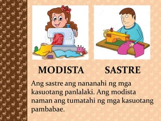 Iba't ibang hanapbuhay sa komunidad | PPTX