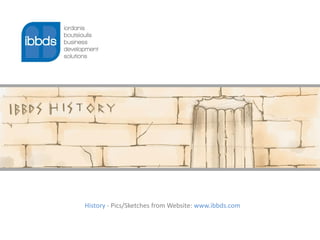 History - Pics/Sketches from Website: www.ibbds.com
 