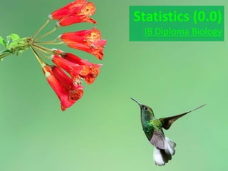 Statistics (0.0)
IB Diploma Biology
 