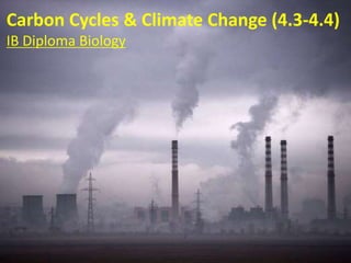 Carbon Cycles & Climate Change (4.3-4.4)
IB Diploma Biology
 