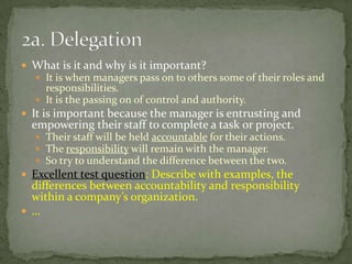 Two main types of directors: