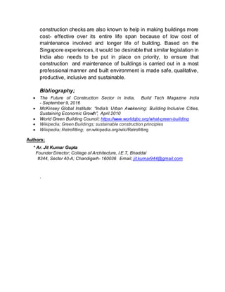 Optimising Existing Structures Through Retrofitting | DOCX