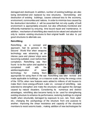 Optimising Existing Structures Through Retrofitting | DOCX