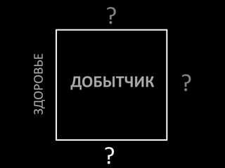 ?
ЗДОРОВЬЕ


           ДОБЫТЧИК   ?

              ?
 