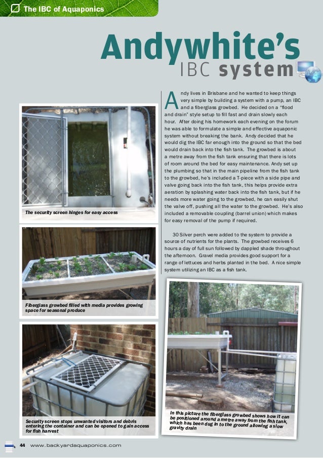 the ibc of aquaponics