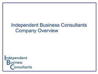 Independent Business Consultants Company Overview  