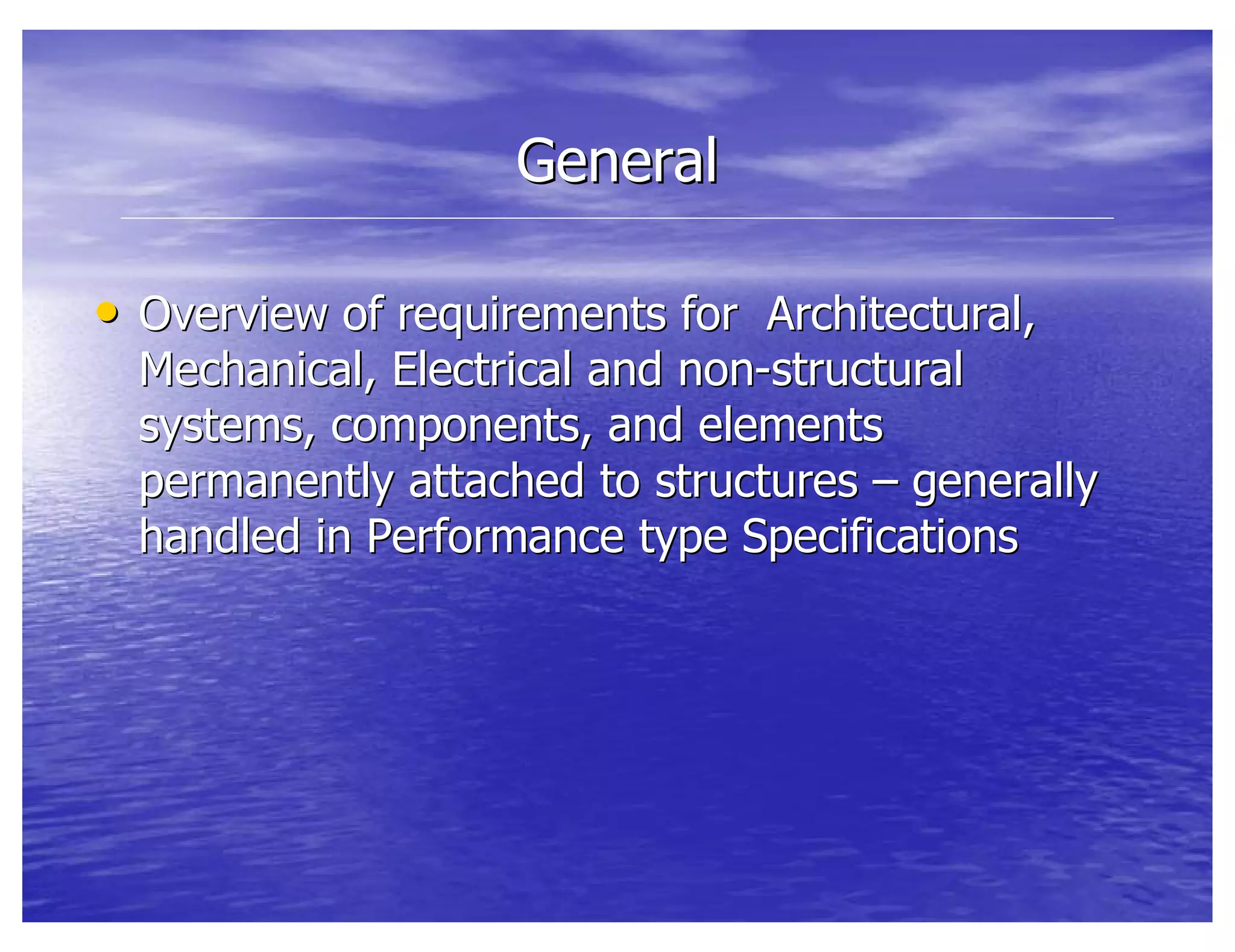 IBC Non Structural | PDF