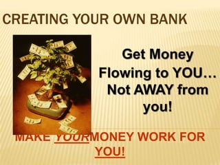 Family Income$100,000 - $30,000 (income tax) = $70,000 after tax$70,000/12 months = $5,833/month   $2,046/$5,833 = 35%The average family spends 34.5% of after tax dollars in Interest payments! It’s Not the Annual Percentage Rate… It’s the VOLUME of Interest
