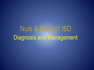 Diagnosis and Management
 