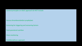 Comprehensive Management of Acute Severe Ulcerative Colitis (ASUC) from ...