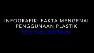 INFOGRAFIK: FAKTA MENGENAI
PENGGUNAAN PLASTIK
http://gg.gg/9wzyr
 