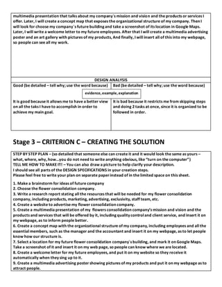 Ib design cycle journal outline final project | DOCX | Business ...