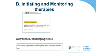 B. Initiating and Monitoring
therapies
 
