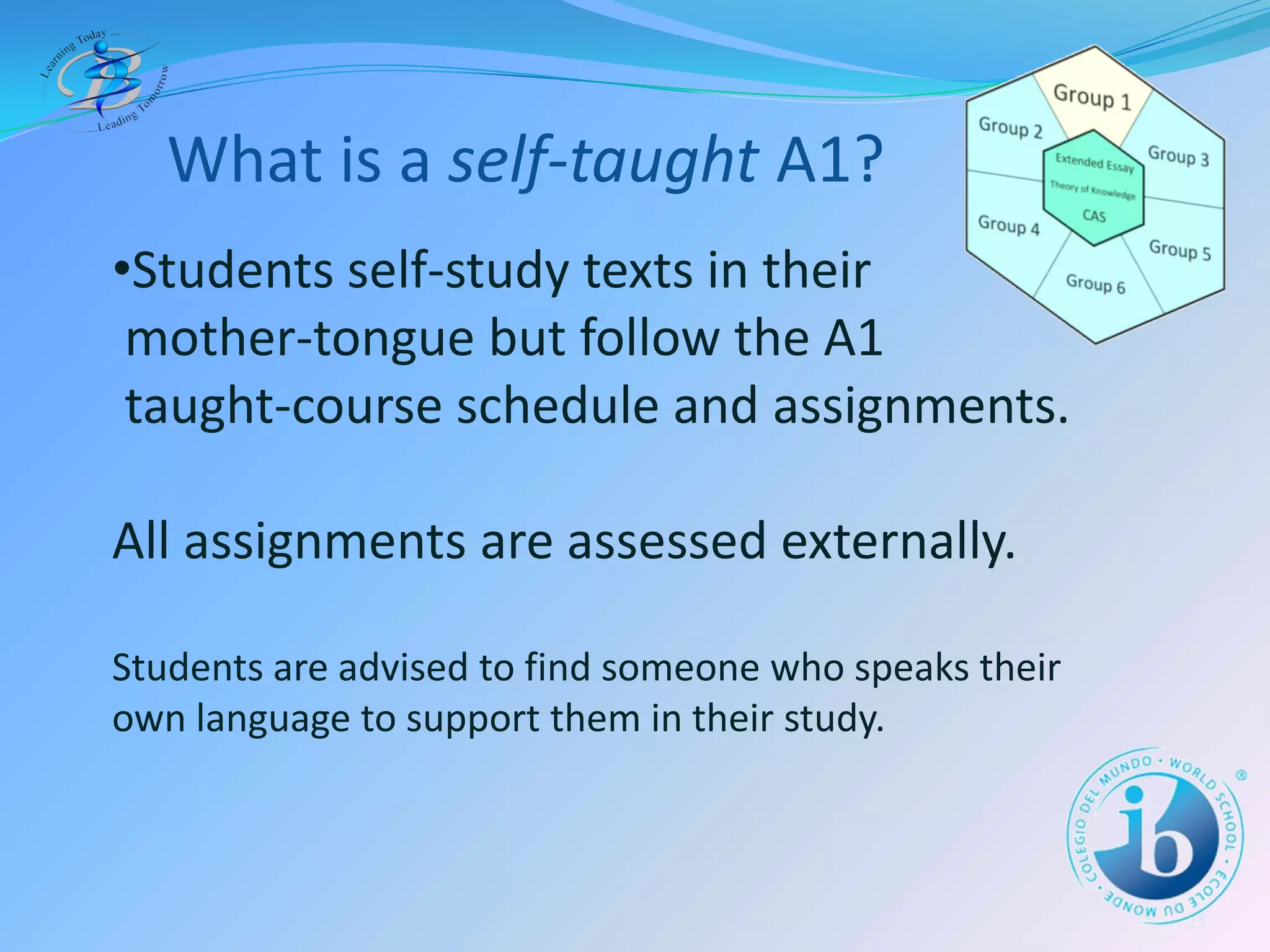 The IB Diploma Programme at BIS