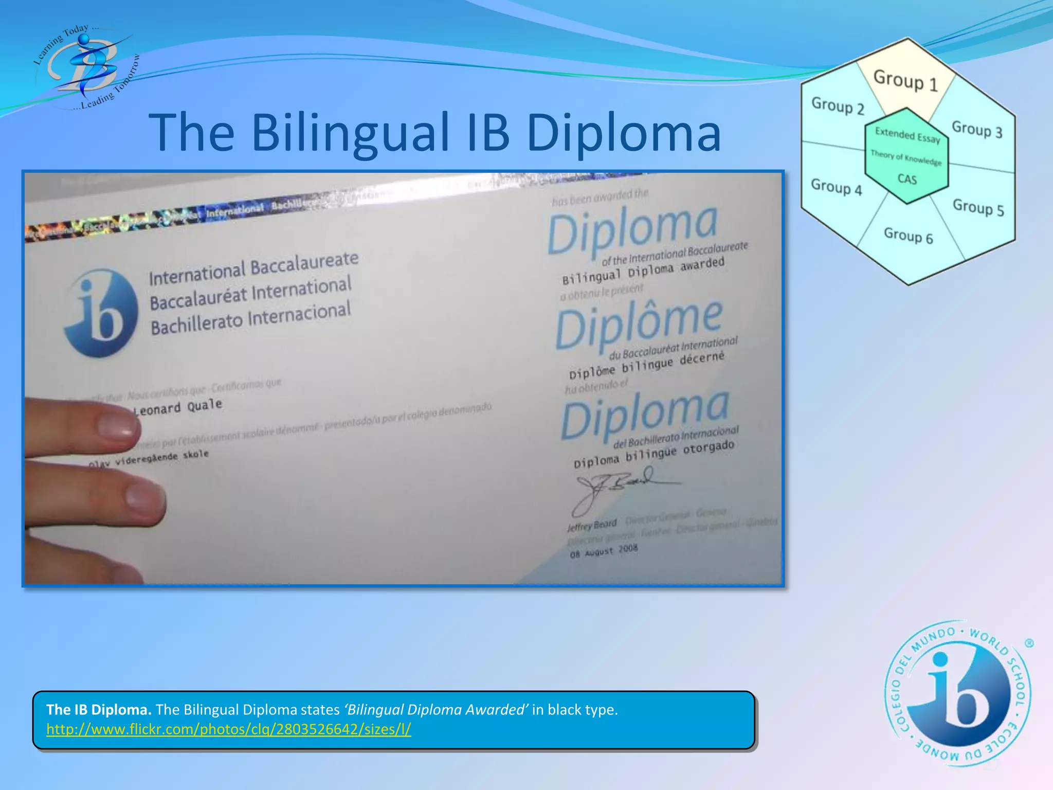 The IB Diploma Programme at BIS