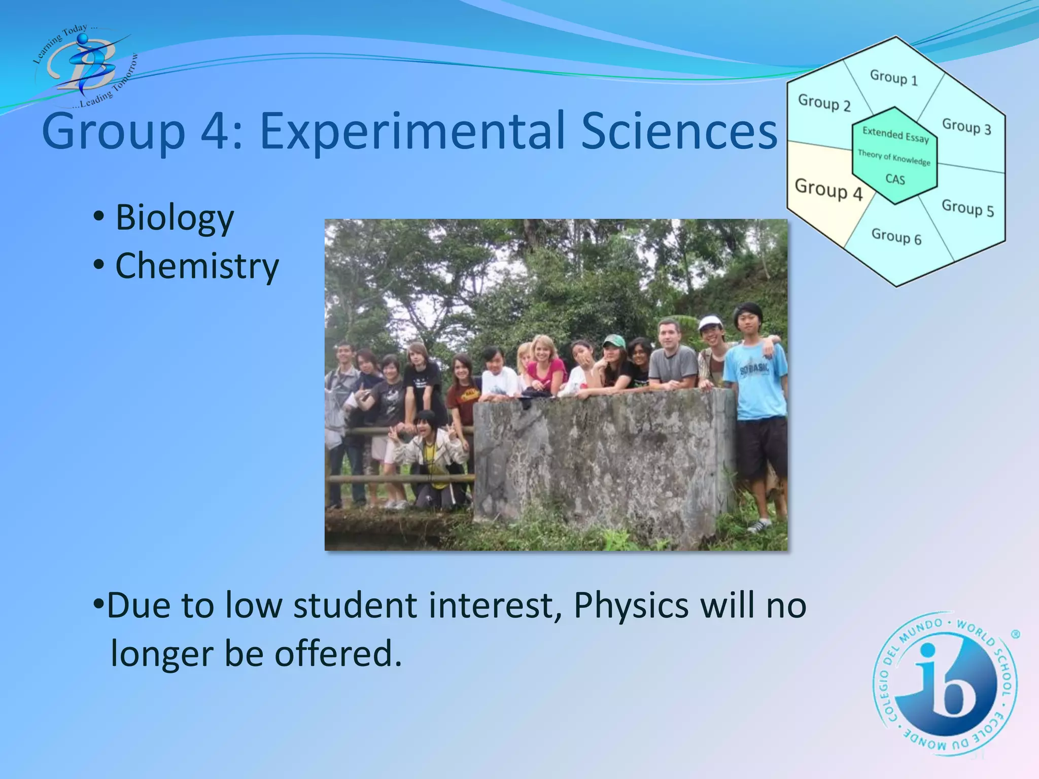 The IB Diploma Programme at BIS