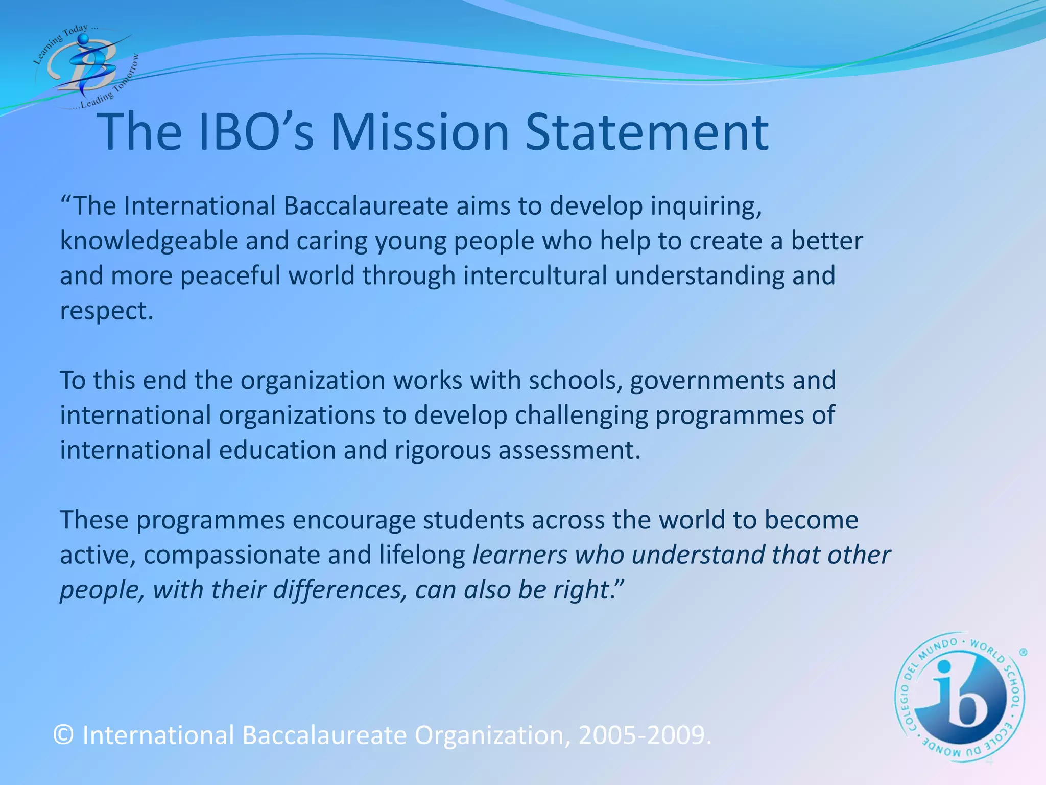 The IB Diploma Programme at BIS