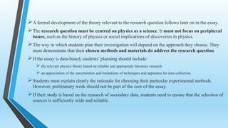 Physics Rationale Ibdp physics exetended essay and army ppt.pptx