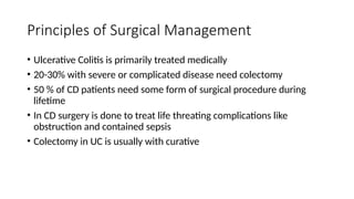 IBD PRESENTATION INCLUDING CROHNS AND ULCERATIVE COLITIS.pptx