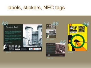 labels, stickers, NFC tags
A6 A4A3
29 x 42
14,8 x 10,5
21 x 29
A5
14,8 x 21
 
