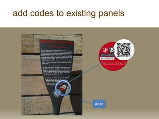 add codes to existing panels
Arlon
 