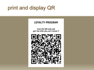 print and display QR
 