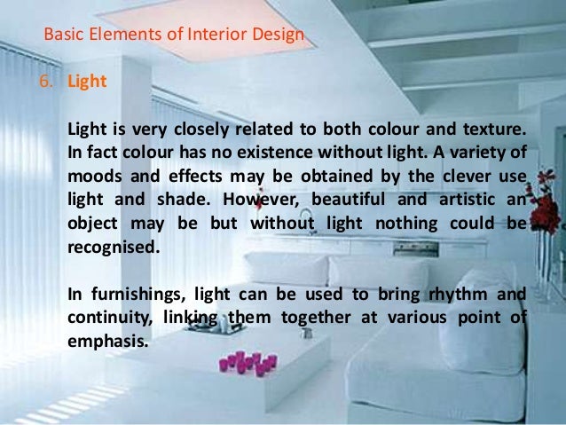Basic Elements Of Interior Design ibe interiordesign Basic Elements Of Interior Design ibe interiordesign