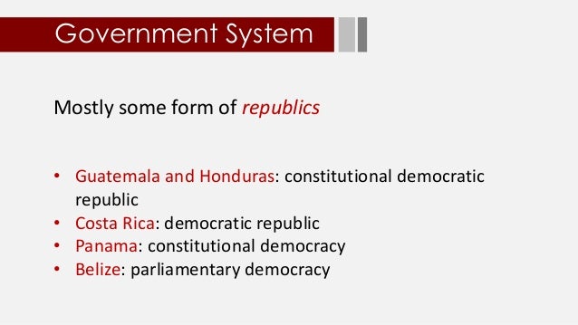 regional analysis latin america caribbean honduras form of government