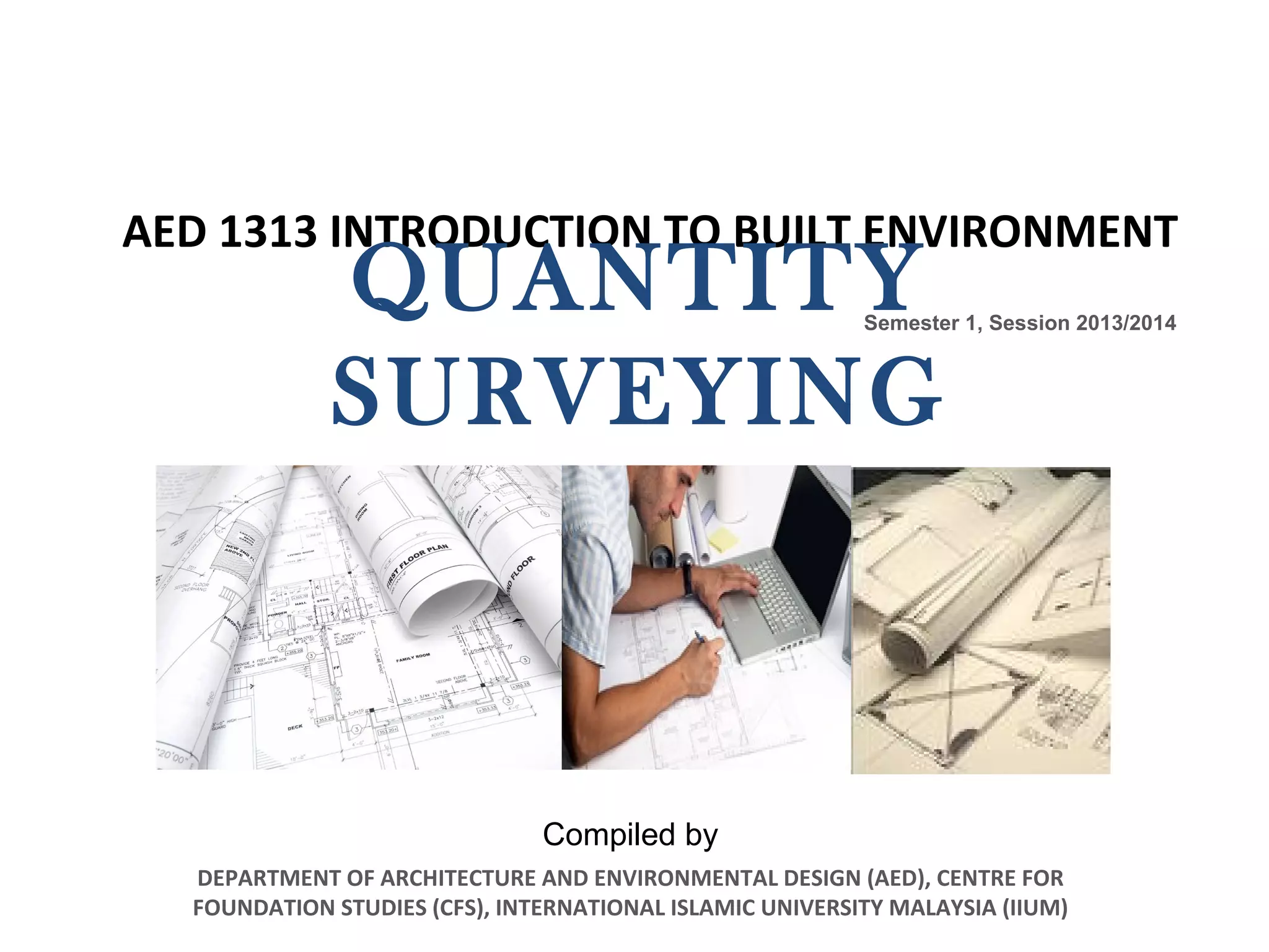 Ibe quantity surveyor 2013 | PPT
