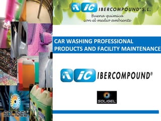 CAR WASHING PROFESSIONAL
PRODUCTS AND FACILITY MAINTENANCE
 