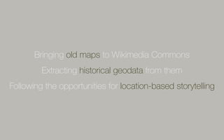 Wikimaps presentation at Iberoconf 2014