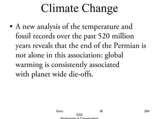 Climate Change
264Guru IB
ESS
 