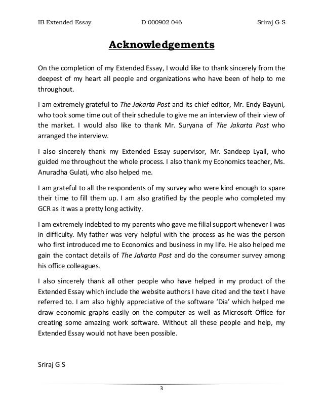 ib extended essay format