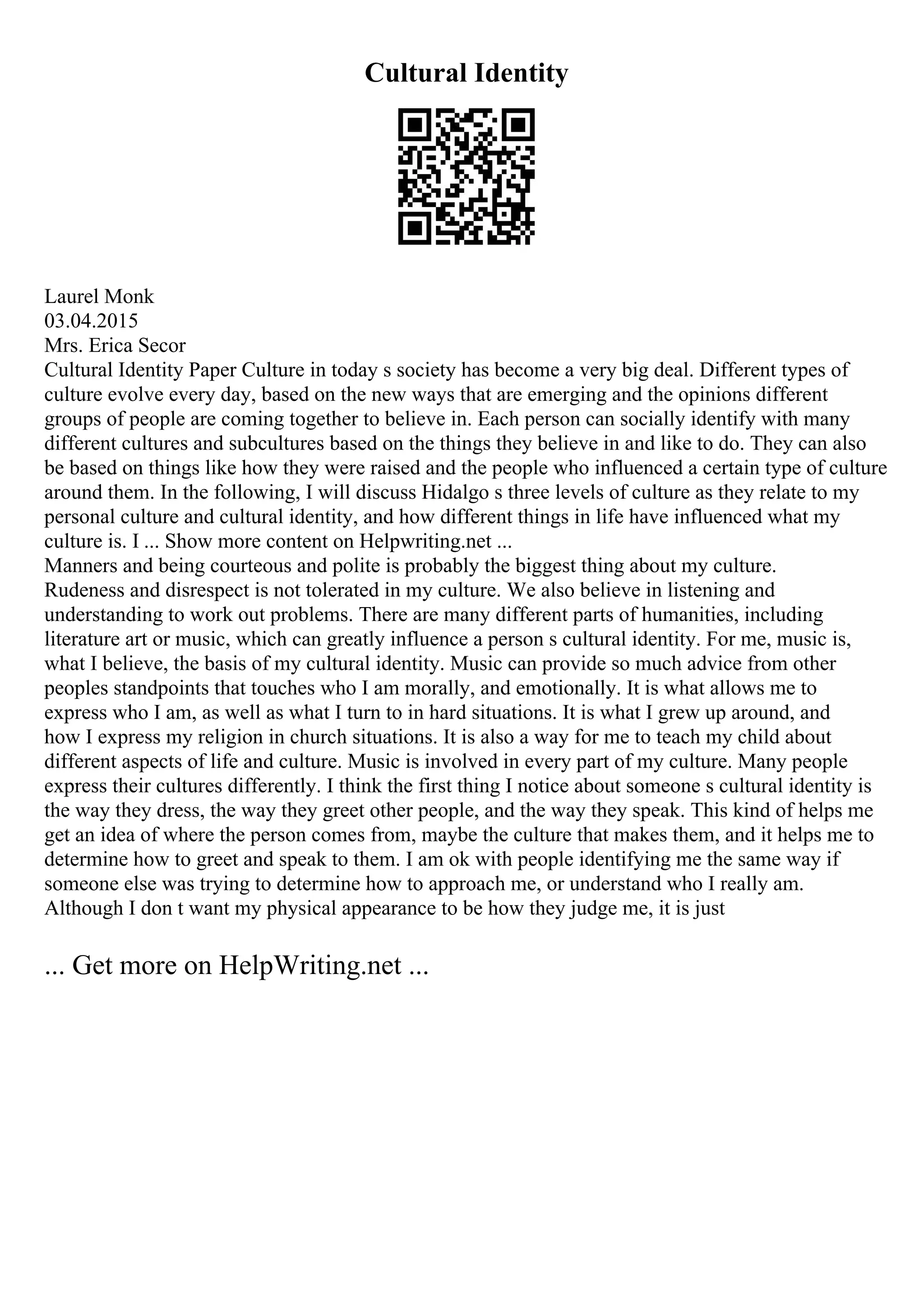 Ib Extended Essay Topic Examples